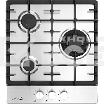 Газовая варочная панель Monsher High-Tech, 44 см, автоматический электроподжиг, газ-контроль, форсунки под сжиженый газ, SABAF конфорки, чугунные решетки, нержавеющая сталь, фото6