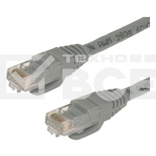 Патч-корд литой 50u Cat.5e 10м сплав CU+AL