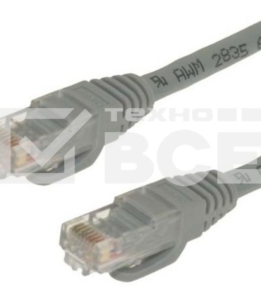 Патч-корд литой 50u Cat.5e 10м сплав CU+AL