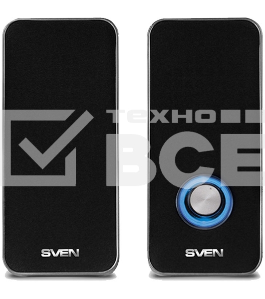 Акустическая система 2.0 SVEN 325, чёрный, USB, мощность 2x3 Вт(RMS) SVEN 325, чёрный, USB, акустическая система 2.0, мощность 2x3 Вт(RMS)