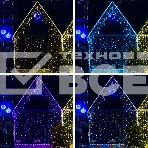 Гирлянда Нить 10м, 100 LED, цвет: RGB. свечение с динамикой  (при использовании контроллера), 230 В, фото5