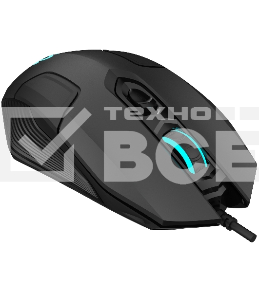 Мышь проводная Acer OMW170 черный, 3200 dpi, USB, кнопки - 6