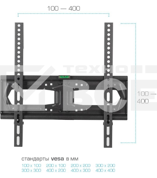 Стойка для телевизора Kromax X-STAND-2 черный 23