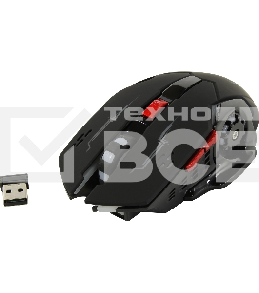 Мышь беспроводная SVEN RX-G930W черный, 2400 dpi, радиоканал, USB, кнопки - 6
