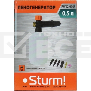 Насадка пенной чистки Sturm! PW92-9905 0.5л.