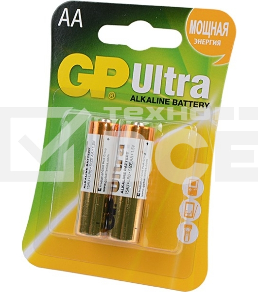 Батарейка GP 15AU-CR2 Ultra AA 2 шт. уп