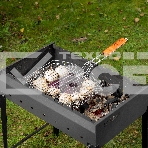 Решетка гриль 305х235х55мм объемная хромир. Camping Palisad, фото5