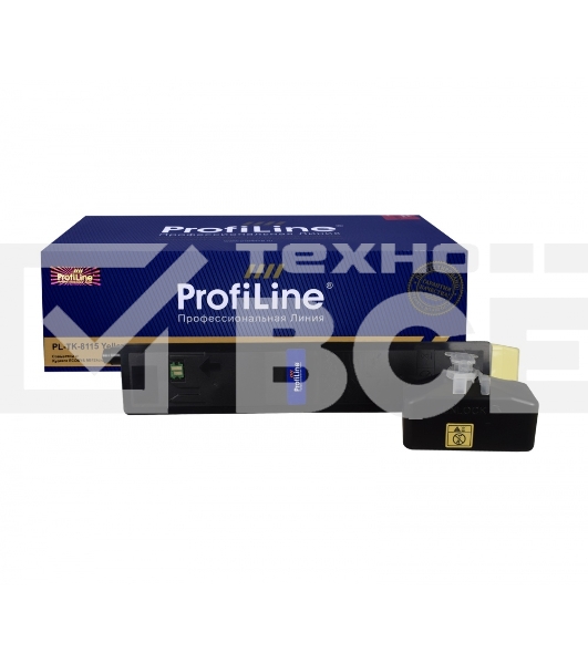 Картридж Тонер-туба PL-TK-8115Y для принтеров Kyocera ECOSYS M8124cidn/M8130cidn желтый 6000 копий ProfiLine