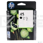 Картридж струйный HP №45 51645AE черный для HP DJ 7xxC/815C/880C/895C/9xxC/112xC/1220/6122/6127 (930стр.), фото2