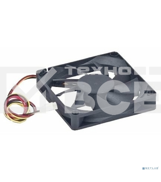 Вентилятор для корпуса Gembird D6015SM-3 черный, 60 мм, 4000 об/мин, 25 дБ, 3 pin
