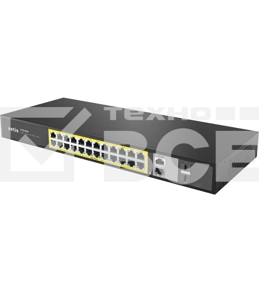 Коммутатор 24PORT 10/100M POE 4GE COMBO P124GH NETIS