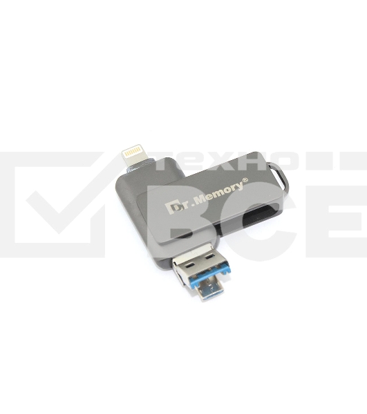 Флешка USB Dr. Memory 051 32Гб, USB 3.0, черный
