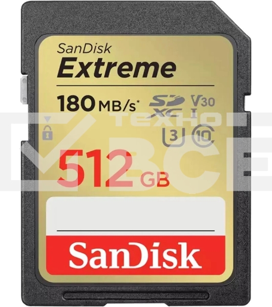 Карта памяти SANDISK SDXC 512GB UHS-1 SDSDXVV-512G-GNCIN