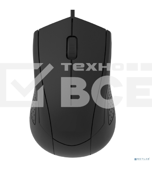 Мышь проводная CBR CM 109 черный, 1000 dpi, USB, кнопки - 3