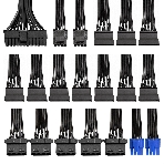 Серверный БП 900W ExeGate ServerPRO-900ADS (ATX, APFC, КПД 82% (80 PLUS), 2x8cm fans, 24pin, 2x(4+4)pin, 2xPCI-E, 10xSATA, 5xIDE, black), фото 1