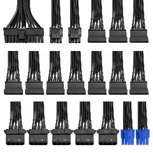 Серверный БП 900W ExeGate ServerPRO-900ADS (ATX, APFC, КПД 82% (80 PLUS), 2x8cm fans, 24pin, 2x(4+4)pin, 2xPCI-E, 10xSATA, 5xIDE, black)