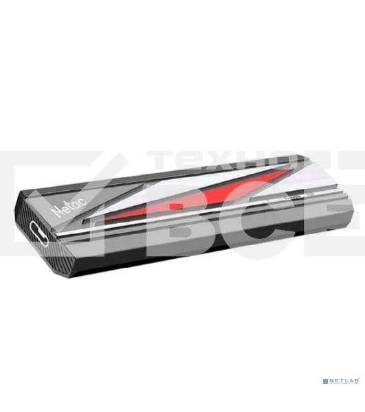 Внешний накопитель SSD Netac ZX20L 2TB USB 3.2 Gen 2 Type-C External SSD, R/W up to 2000MB/1800MB/s, with USB C to A cable and 20Gbps USB C to C cable, 5Y wty