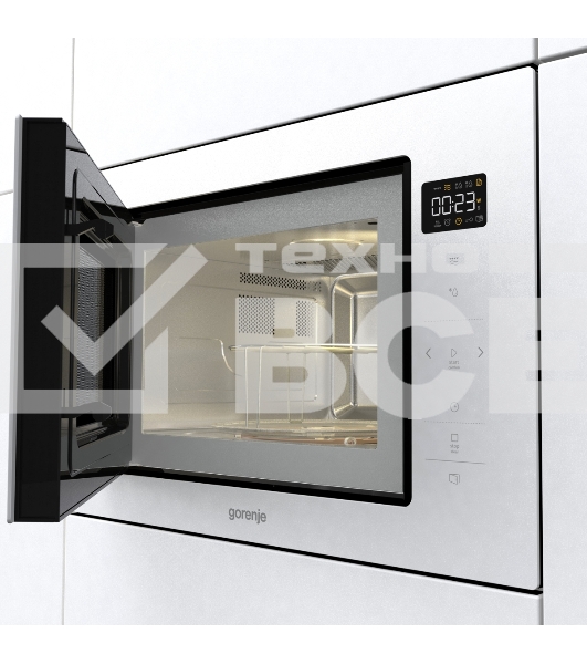 Микроволновая печь Gorenje BM251SG2WG 25 л, 900 Вт, белый (встраиваемая)