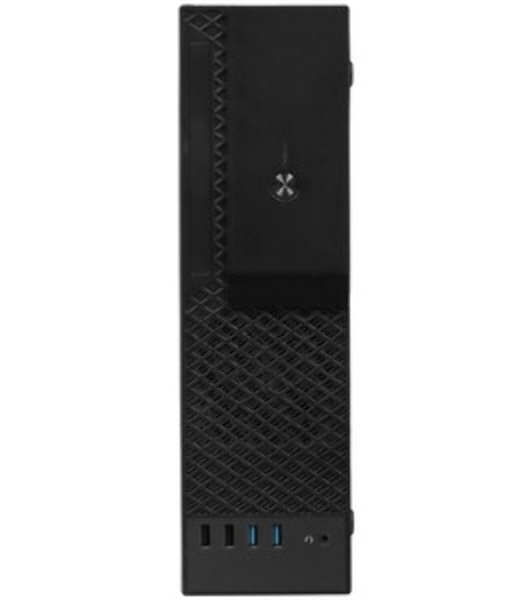 Компьютерный корпус с блоком питания 300Вт. Сase Foxline mATX Desktop 300W, 2xUSB 3.0, 2xUSB 2.0, toolless, Black, 8см. fan, powercord