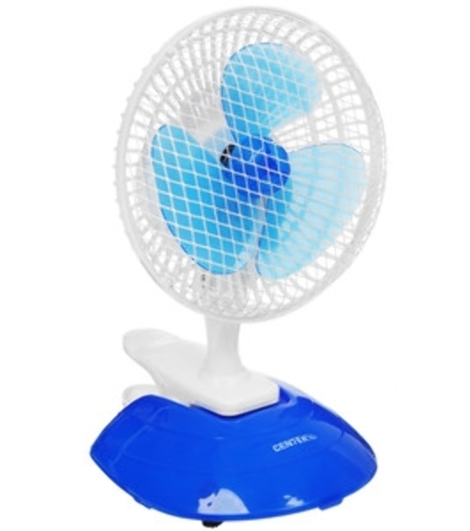 Вентилятор Centek CT-5003 синий/белый, настольный, 20 Вт, 2 скорости, 15 см