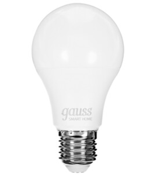 Лампа Светодиодная Gauss Smart Home RGbW E27 A60 8.5 Вт 2700-6500K 1/10/100