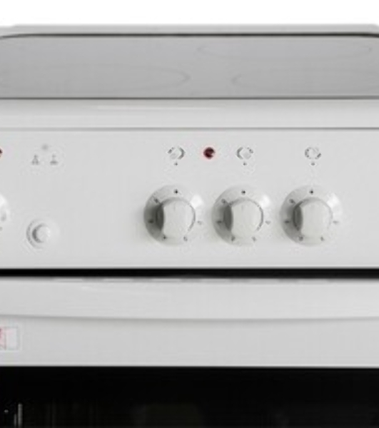 Электрическая плита De Luxe 506003.04ЭС белый, конфорок - 3 шт, духовка - 60 л, 87 см x 50 см x 60 см