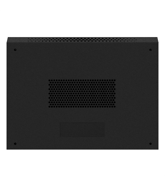 Шкаф телекоммуникационный 19' настенный 4U ExeGate EC-WM-4U.450.M.BLACK (19”, 4U, 600x450x280mm (ШхГхВ), передняя дверь металл, съемные боковые панели, пыле- и влагозащита IP23, черный RAL 9004)
