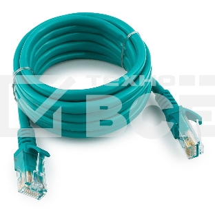 Патч-корд UTP Cablexpert кат.5e, 2м, литой, многожильный (зелёный)