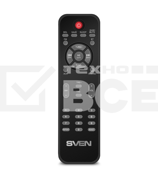 Акустическая система 2.1 SVEN MS-2080 / 70 Watt / ~220V 50Hz / FM-тюнер, USB/ SD, дисплей / BLUETOOTH / ПДУ / Black
