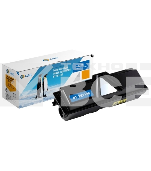 Картридж лазерный G&G NT-TK1130 черный (3000стр.) для Kyocera FS-1030MFP/1130MF/1130MFP/1130DP