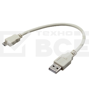 Кабель REXANT (18-1162) Шнур  micro USB (male) - USB-A (male)  0.2M