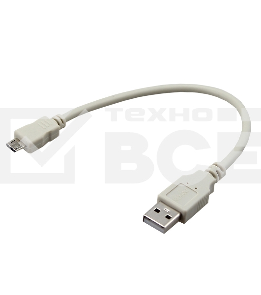 Кабель REXANT (18-1162) Шнур  micro USB (male) - USB-A (male)  0.2M