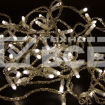 Гирлянда «Нить» 10 м, 200 LED, прозрачный ПВХ, цвет свечения теплый белый с эффектом мерцания (каждый 5-й) NEON-NIGHT, фото 1