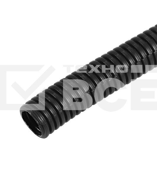 Трубa автомобильная гофрированная ПП Ø 25,0 мм, разрезная (бухта 50 м/уп.) Rexant