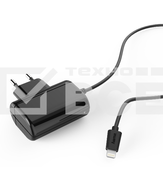 Сетевое зар./устр. Hama H-183267 1A для Apple черный (00183267)