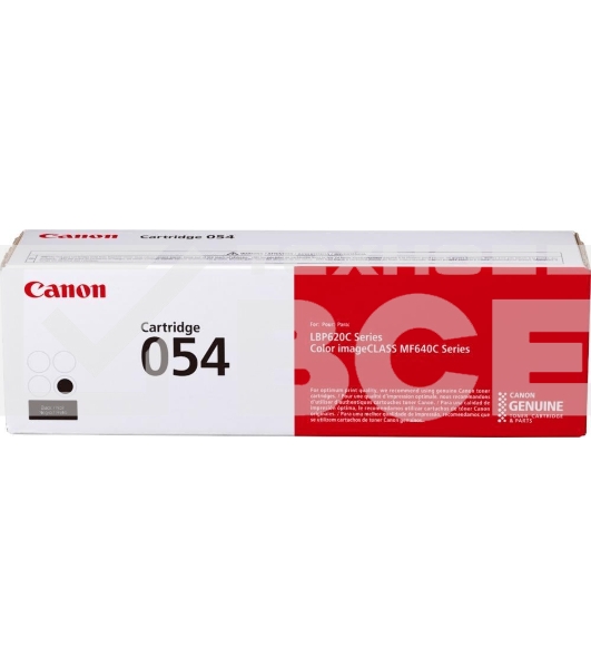 Картридж лазерный CANON 054H BK черный, увеличенной емкости для Canon i-Sensys LBP621Cw, Canon i-Sensys LBP621, Canon i-Sensys LBP623Cdw, Canon i-Sensys LBP623, Canon i-Sensys MF641Cw, Canon i-Sensys MF641, Canon i-Sensys MF643Cdw, Canon i-Sensys MF643, C