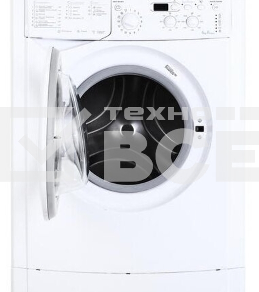 Стиральная машина Indesit IWSD6105 (CIS) L(R) белый, загр. фронтальная макс.: 6 кг 1000 об/мин класс: А