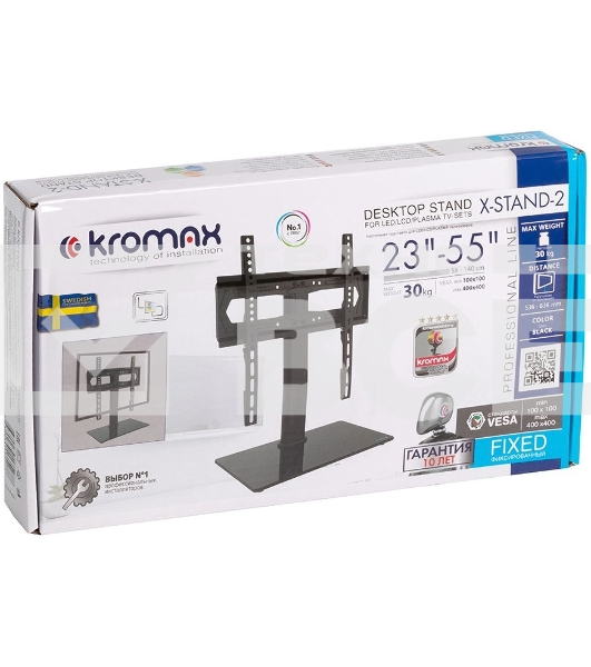Стойка для телевизора Kromax X-STAND-2 черный 23