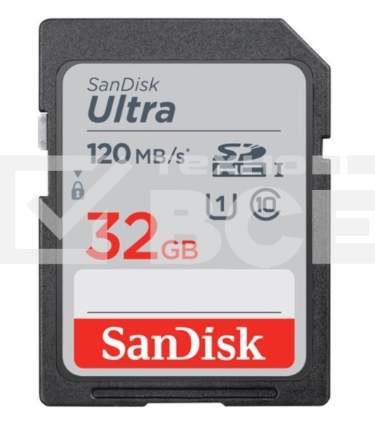 Карта памяти SDHC 32GB UHS-I SDSDUN4-032G-GN6IN SANDISK