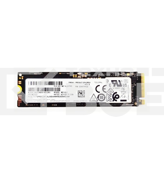 Накопитель SSD Samsung PM9A1, 1000ГБ, M.2 2280, PCIe 4.0 x4, NVMe, R/W 7000/5100
