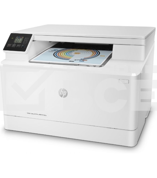МФУ лазерный HP Color LaserJet Pro MFP M182n (7KW54A), A4, цветной, печ. до 16 стр/мин., 600 x 600 dpi (печать) 1200x1200dpi (скан.), USB, RJ-45, Air Print, Mopria