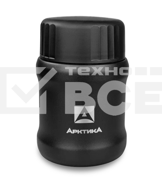 Термос для еды Арктика 311-500 0.5 л. черный, картонная коробка (311-500/BLACK)
