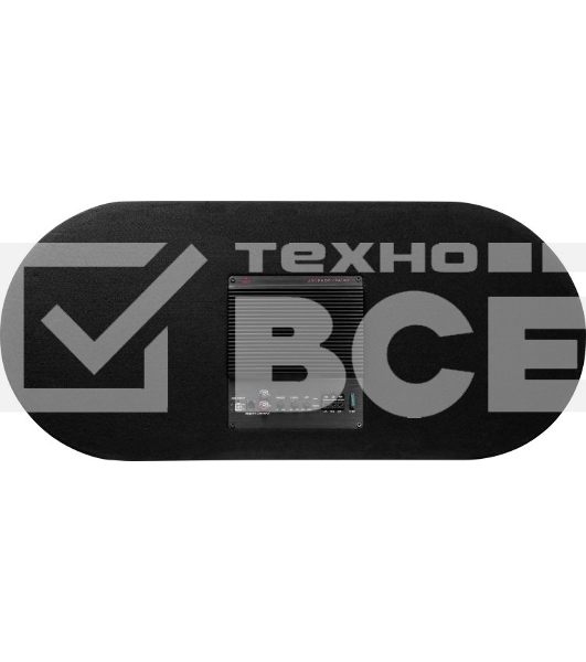 Сабвуфер автомобильный Ural АС-У12А ДВОЙНОЙ 600Вт активный (30см/12