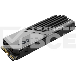 Накопитель SSD SiliconPower XS70, 4Tb, PCIe 4.0 x4, M.2 2280, NVMe, R/W 7300/6800, с радиатором