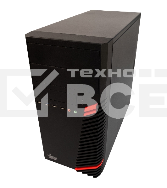 Компьютер  IRU Home 310H6SM MT i5 12400 (2.5) 16Gb SSD256Gb UHDG 730 Free DOS GbitEth 400W черный (1901043)
