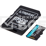 Карта памяти Kingston 256GB microSDXC Canvas Go Plus 170R A2 U3 V30 Card + ADP EAN: 740617301250, фото3