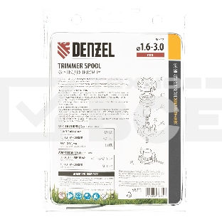 Катушка Denzel 96312  универ. триммер. гайка м8 гайка м10 винт м8-м10 лев. резьба шаг 1.25мм