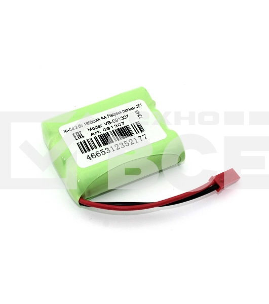 Аккумулятор Ni-Cd 3.6V 1800mAh AA Flatpack разъем JST