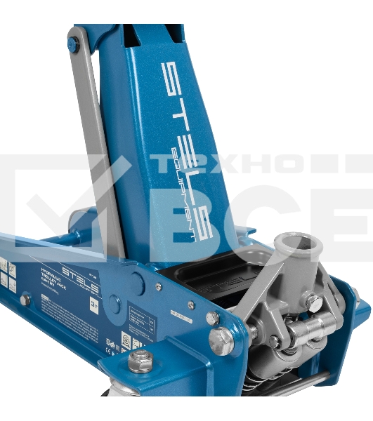 Домкрат гидравлический подкатной, 3 т, 120-450 мм, быстрый подъем, проф. Stels