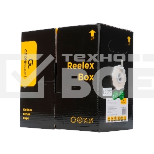 Кабель Cablexpert FPC-5004E-SOL/100, FTP indoor 4x2x0.48, CCA, кат.5е,  однож., 100м, box, серый